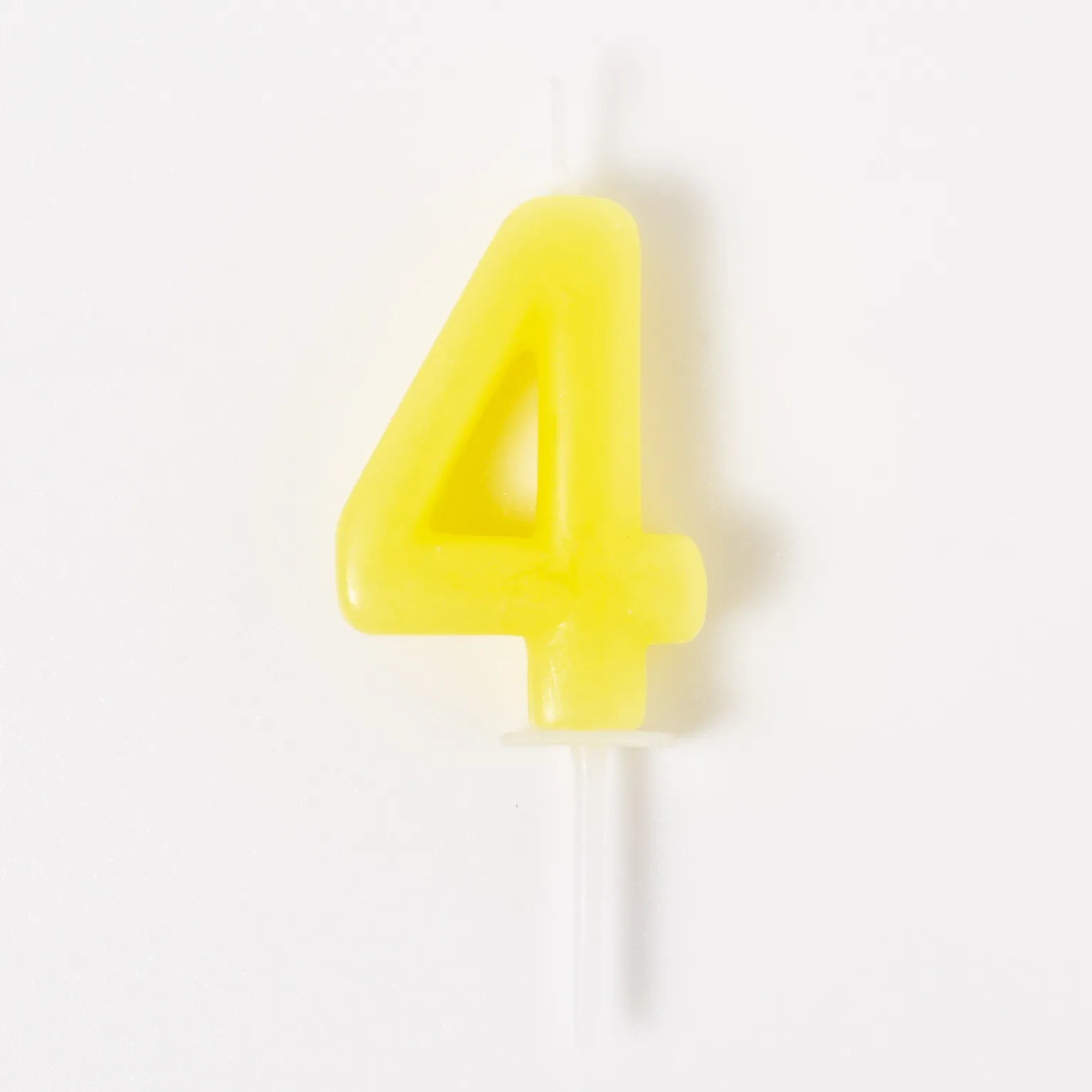 ナンバーキャンドル4番 4番