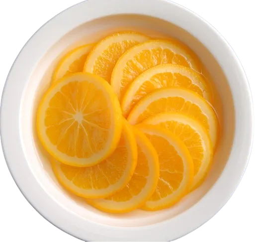 ビデカ オレンジスライス皮付 4