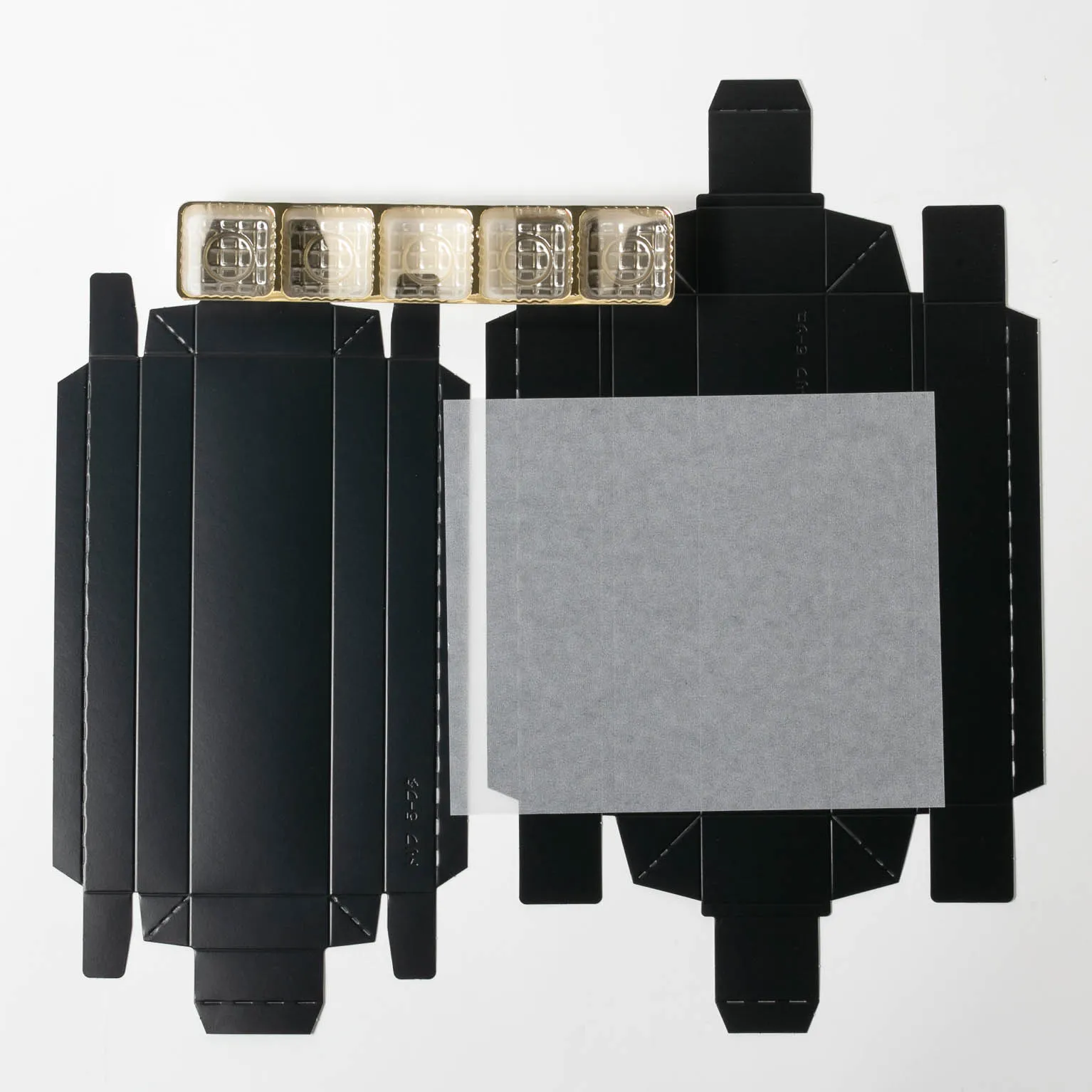 RSトリフケース ブラック 5ヶ用(192×40×h33mm) 100