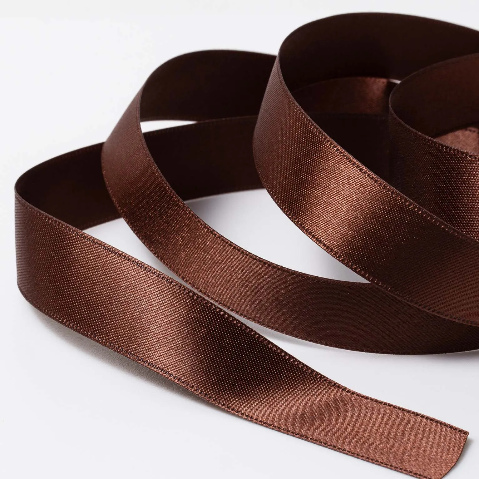 DSサテン(18mm) マロン#14 1