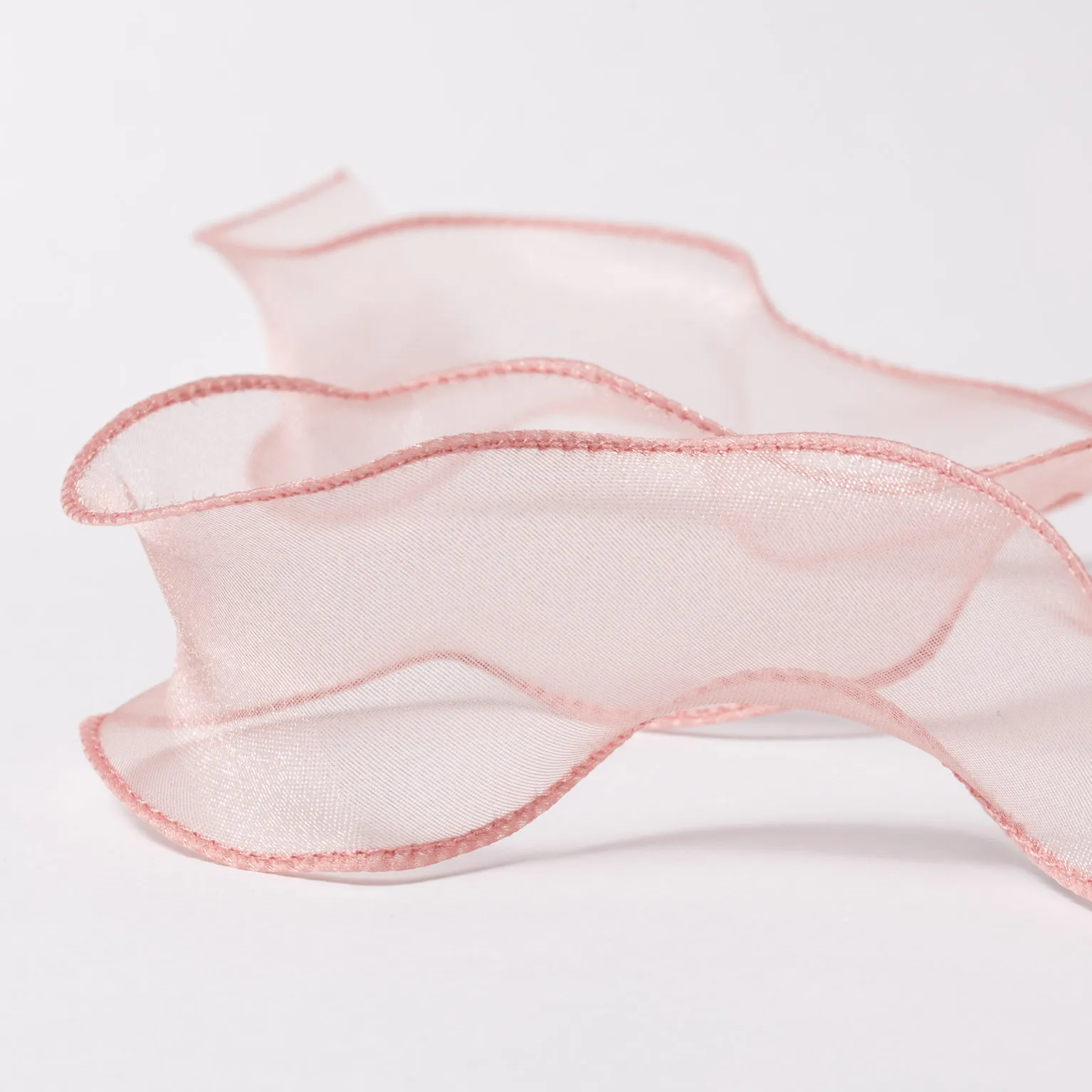 カーリーオーガンジー(40mm) ローズピンク #162 1