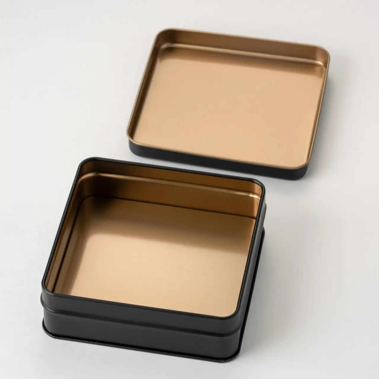 スクエア缶 マットブラック 60