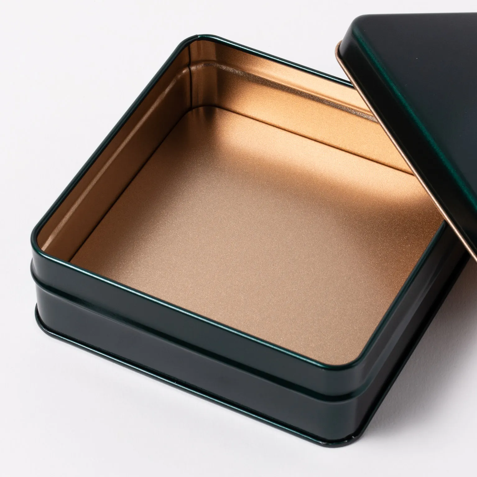 スクエア缶 エメラルド 60