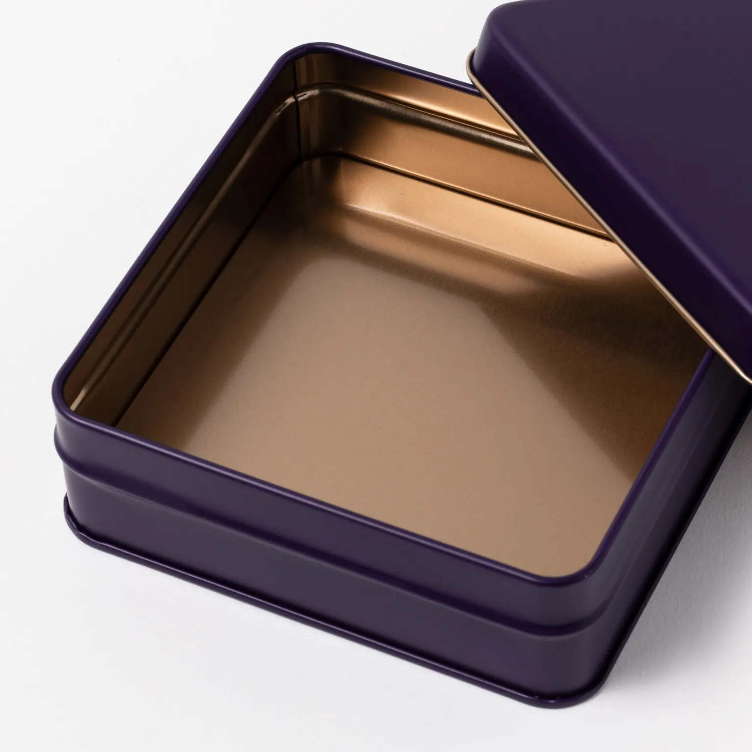 スクエア缶 ナイトブルー 60