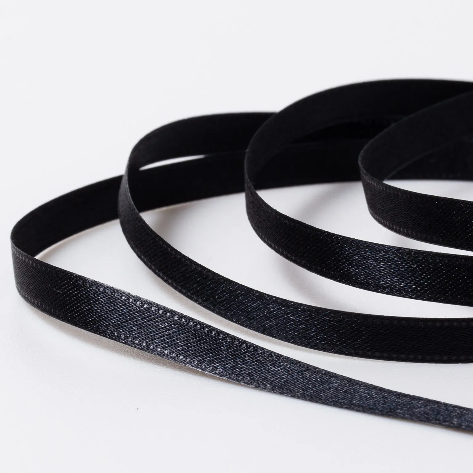 DSサテン(6mm)ブラック #44 1