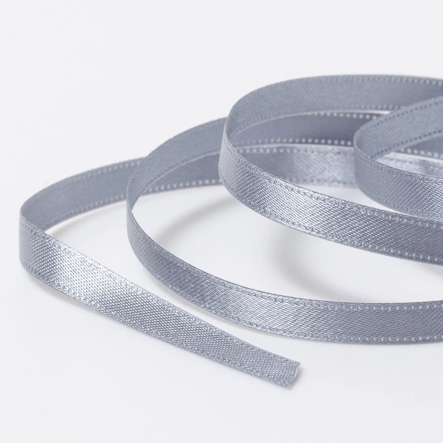 DSサテン(6mm) シルバーグレー #50 1