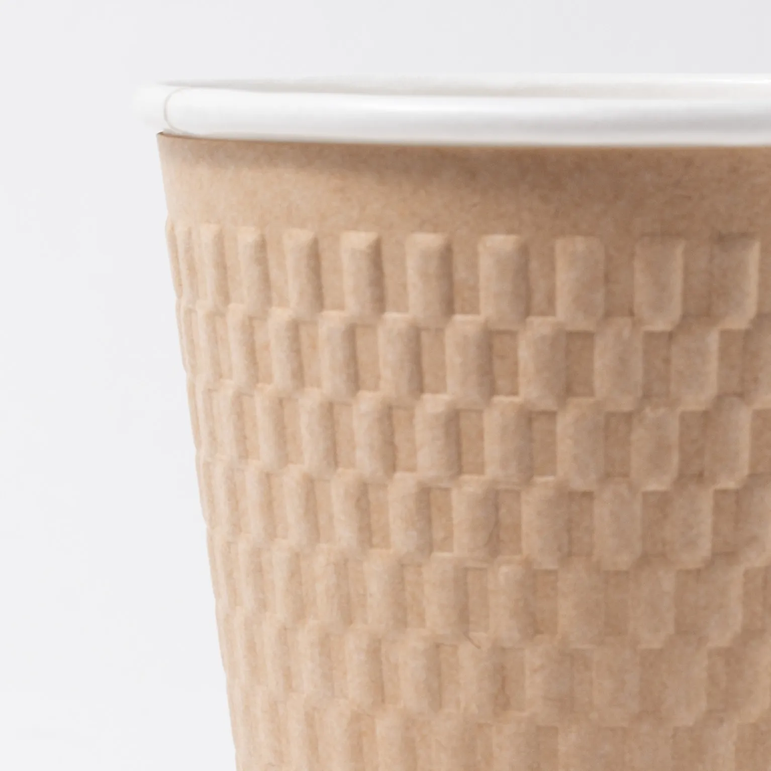 二重紙コップ(エンボス) KMW-360 ナチュラル 50