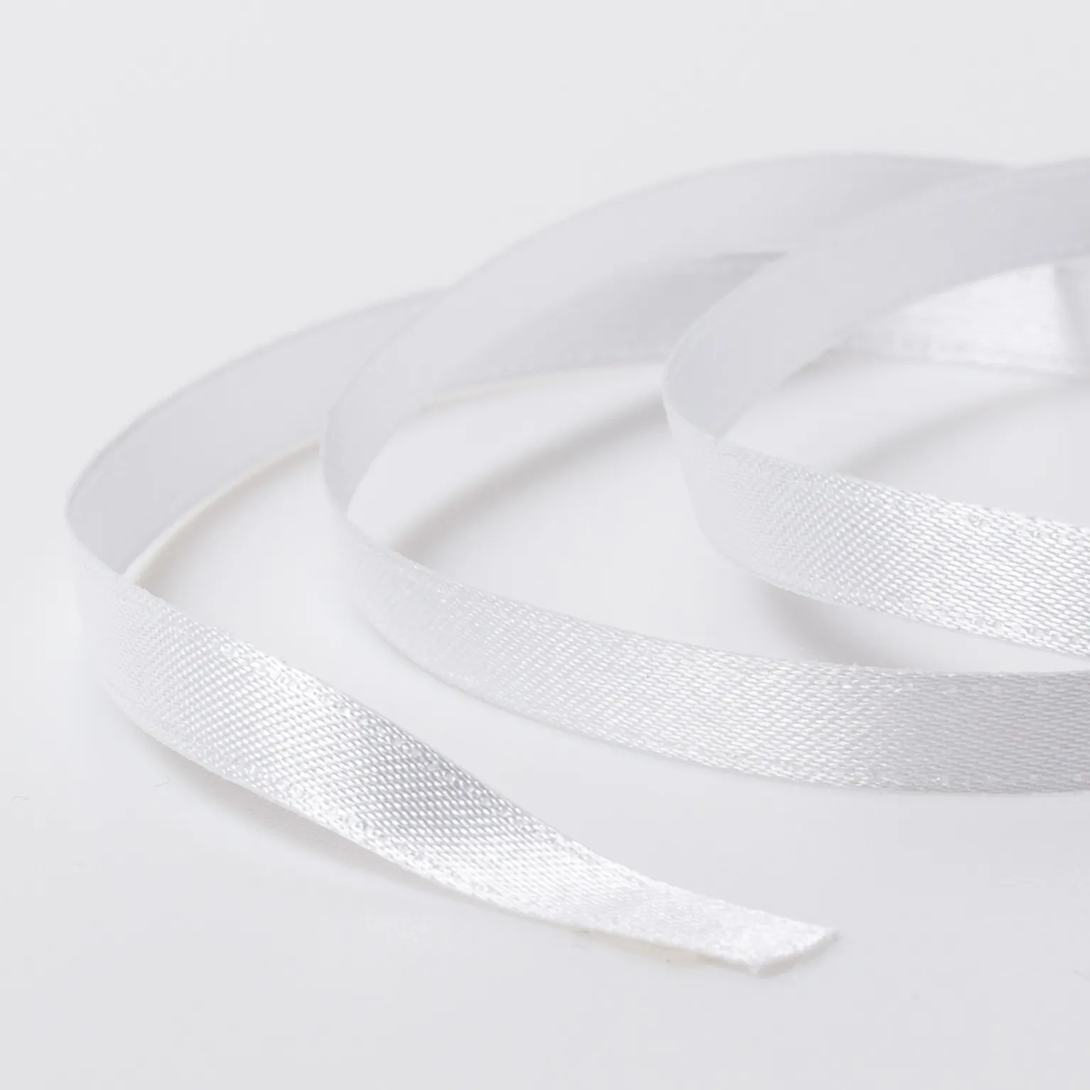 DSサテン(6mm) ホワイト #41 1