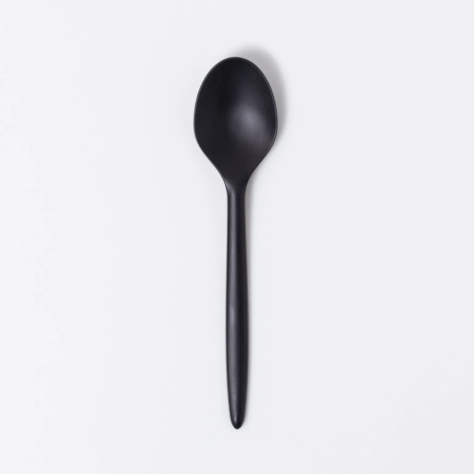 16cm C-PLAスプーン 黒 (個包装) 100