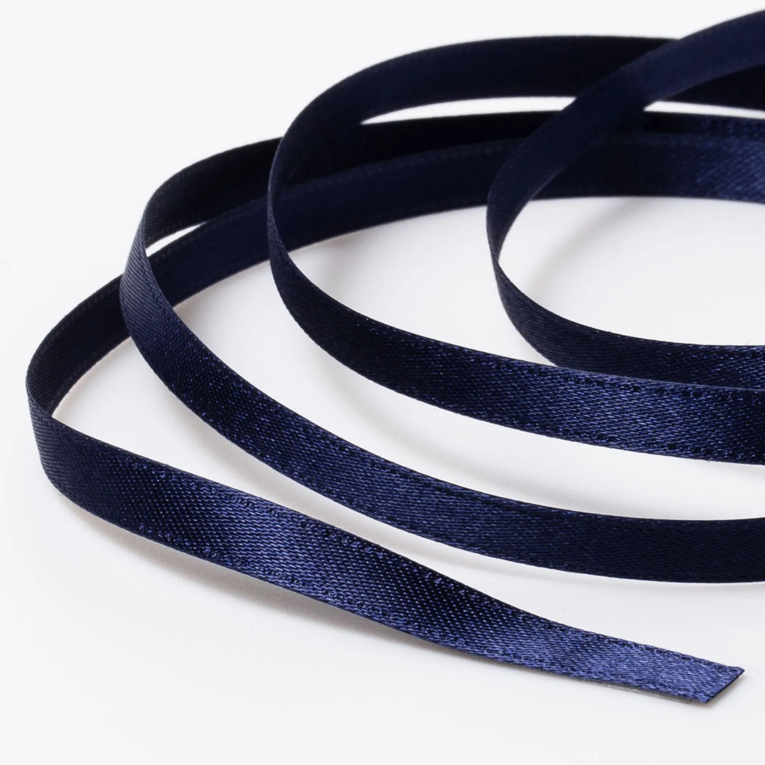 DSサテン(6mm) ネイビー #40 1