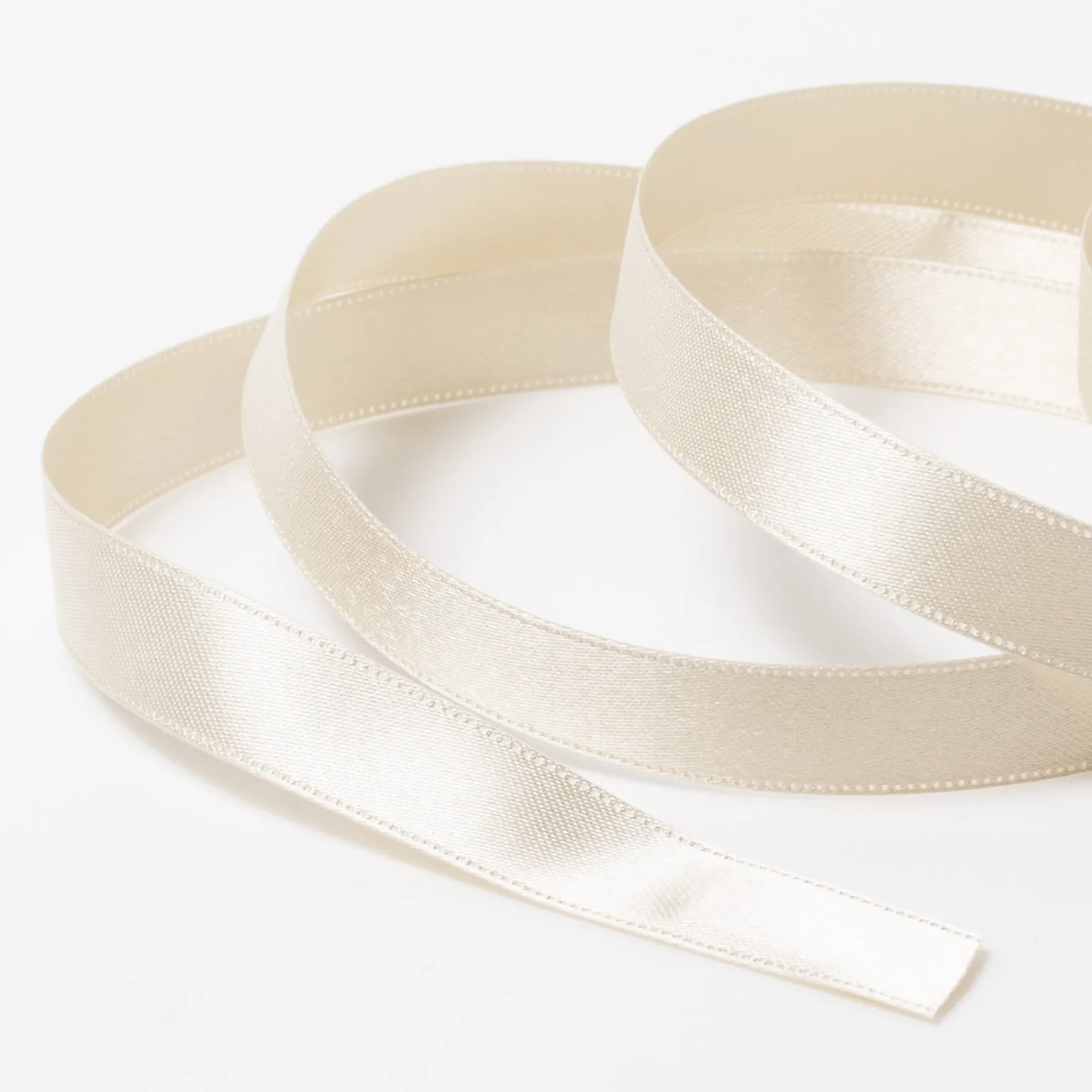 DSサテン(12mm) アイボリー #15 1