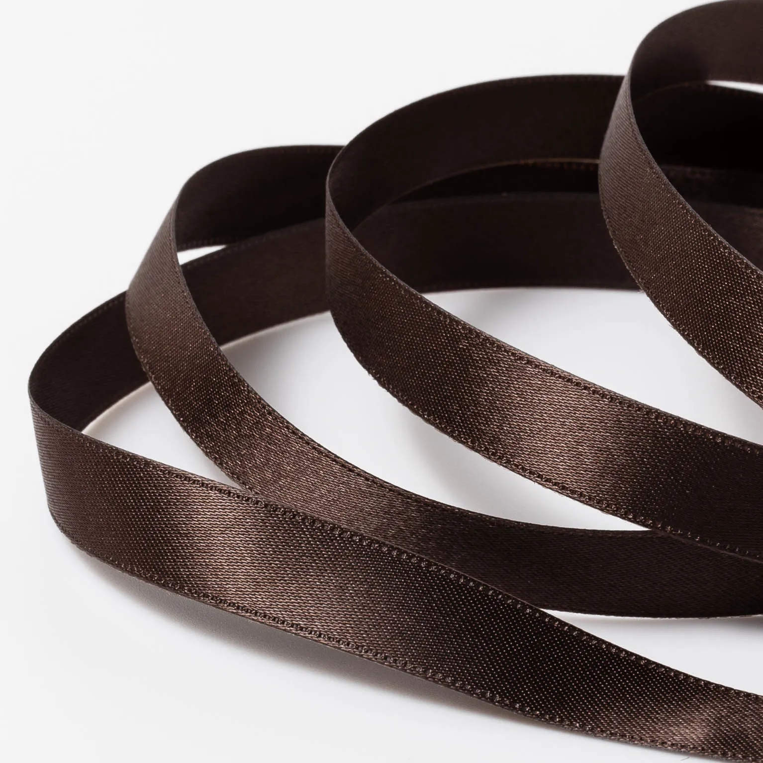 DSサテン(12mm) ダークブラウン#21 1