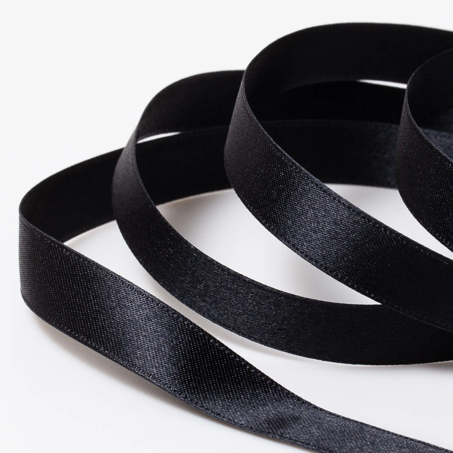 DSサテン(12mm) ブラック#44 1