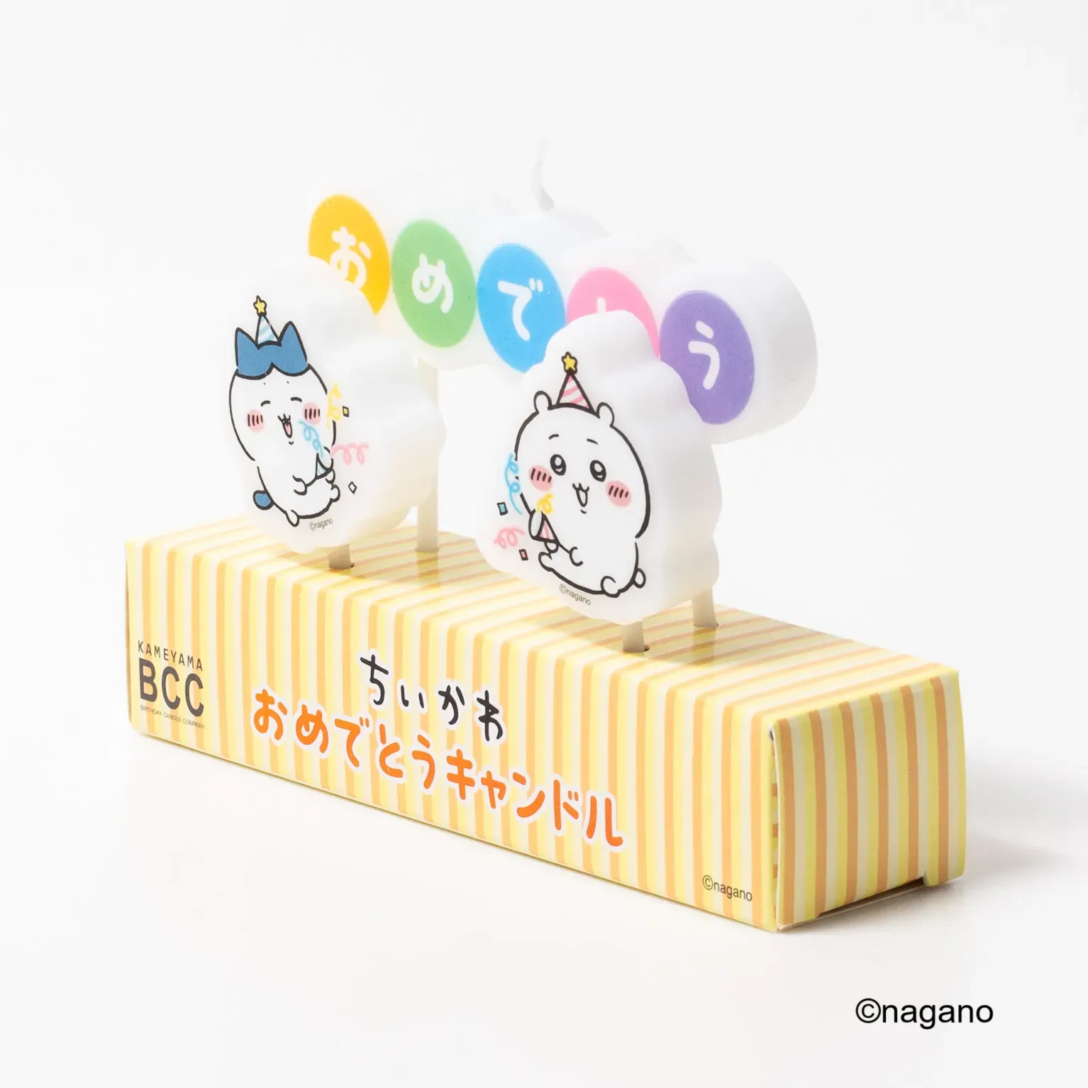 B5674-00-10 ちいかわ おめでとうキャンドル 5