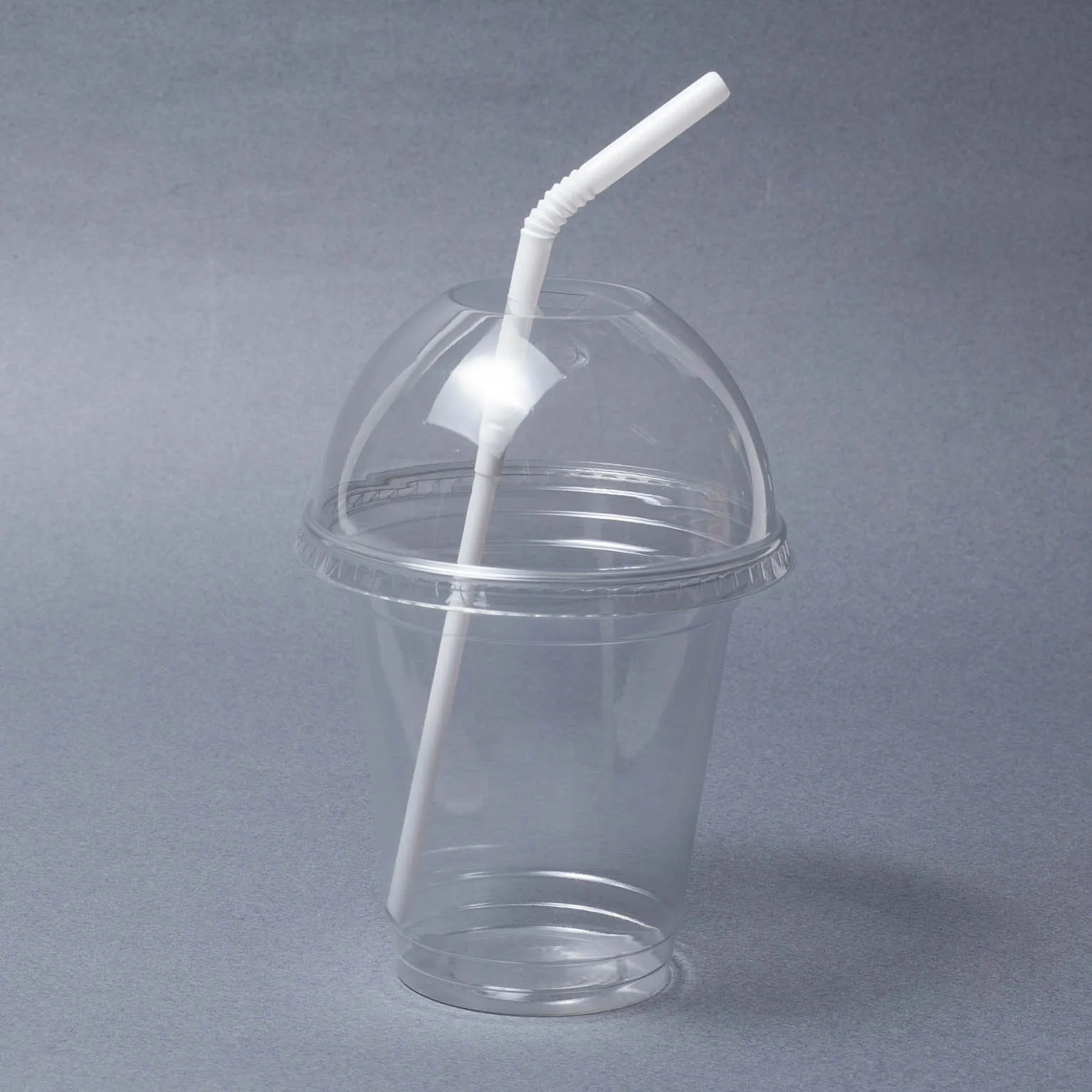 クリアカップ用96φ共通ドームリッド 穴あき 2000