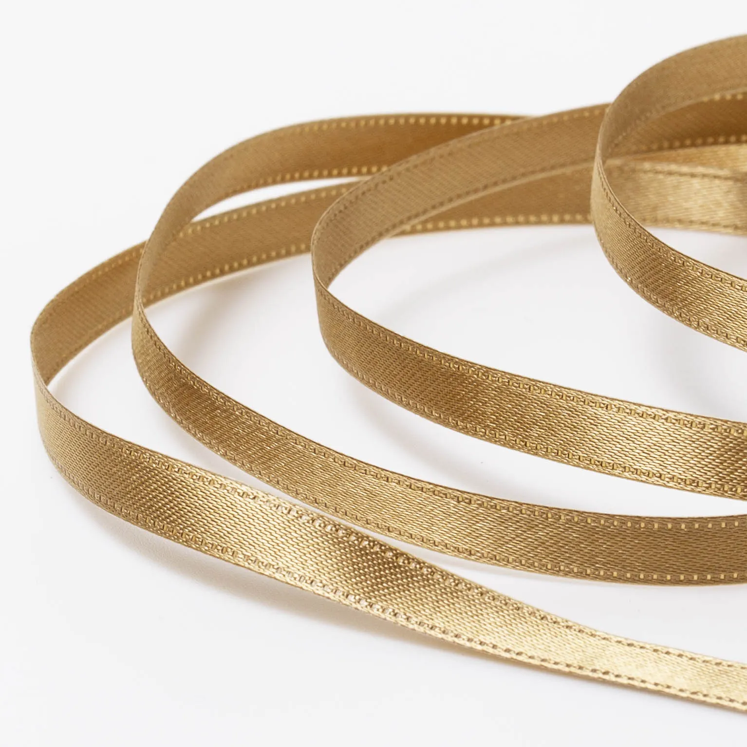 DSサテン(6mm) ゴールド#19 1