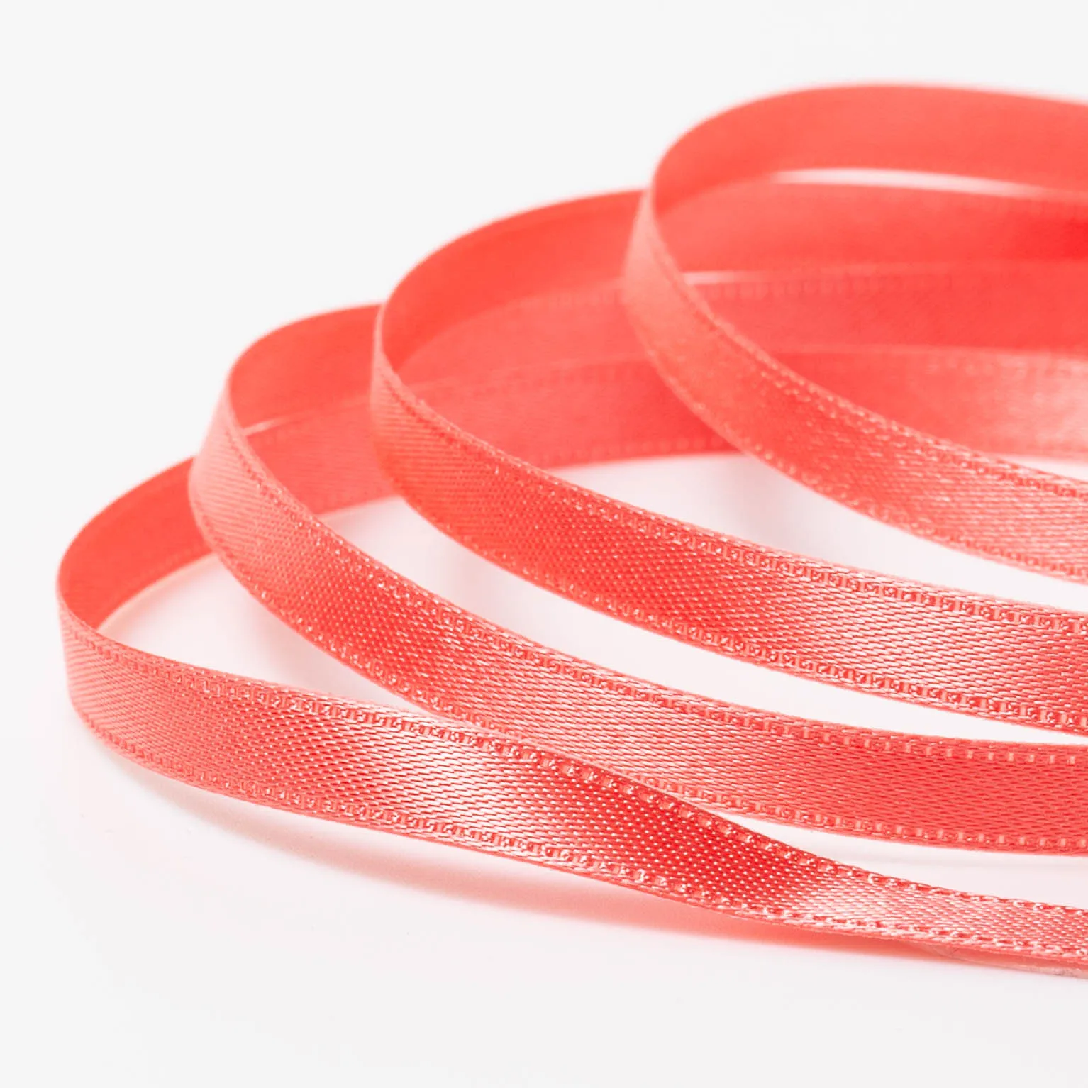 DSサテン(6mm) サーモンピンク #10 1