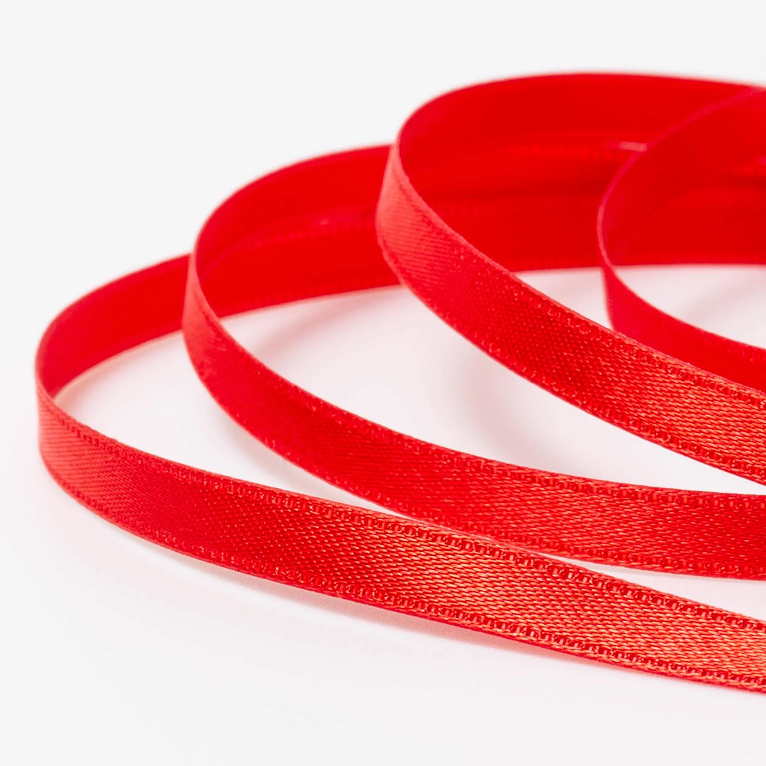 DSサテン(6mm) レッド #8 1