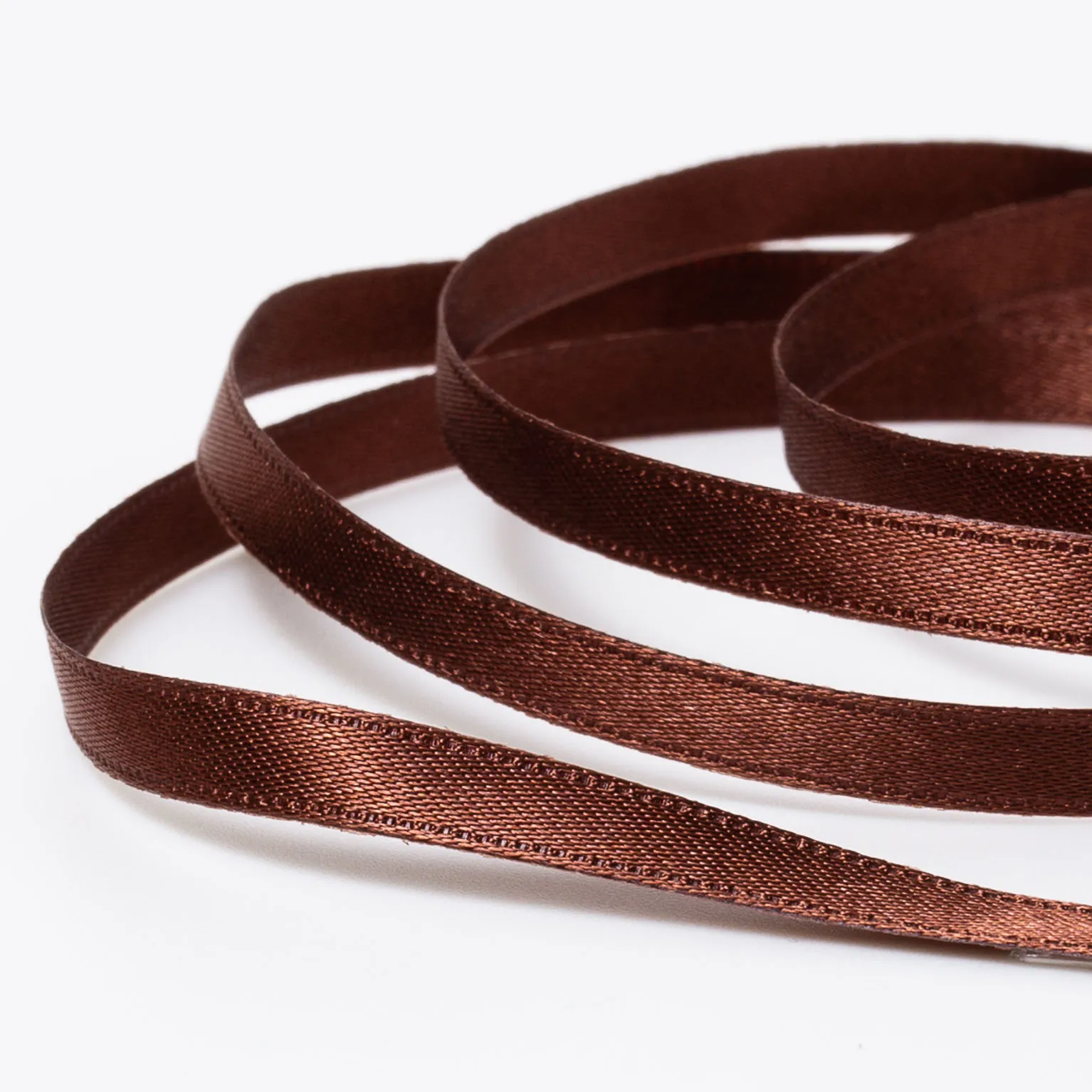 DSサテン(6mm) マロン#14 1