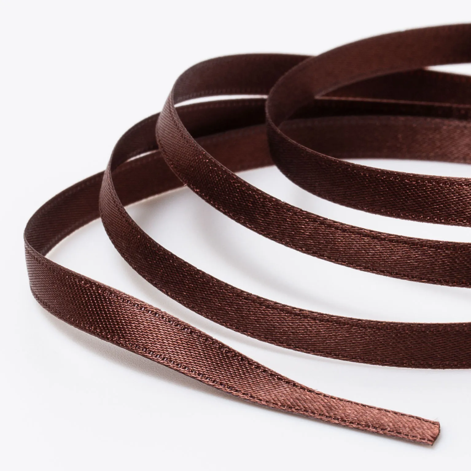 DSサテン(6mm) チョコレート#6 1