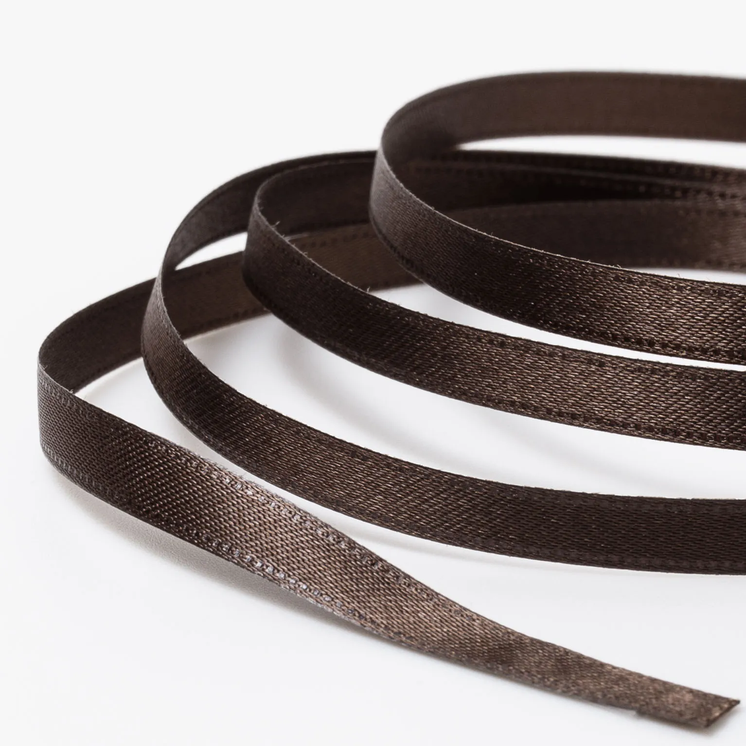 DSサテン(6mm) ダークブラウン#21 1