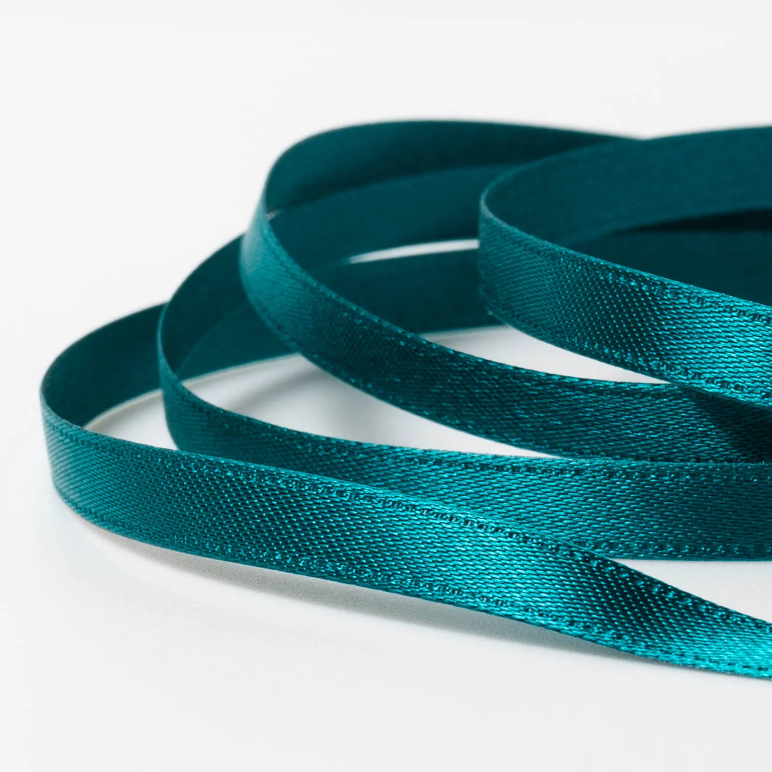 DSサテン(6mm) ティールグリーン#33 1