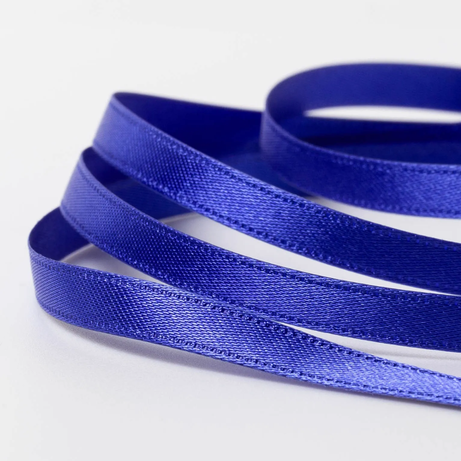 DSサテン(6mm) ブルー#143 1