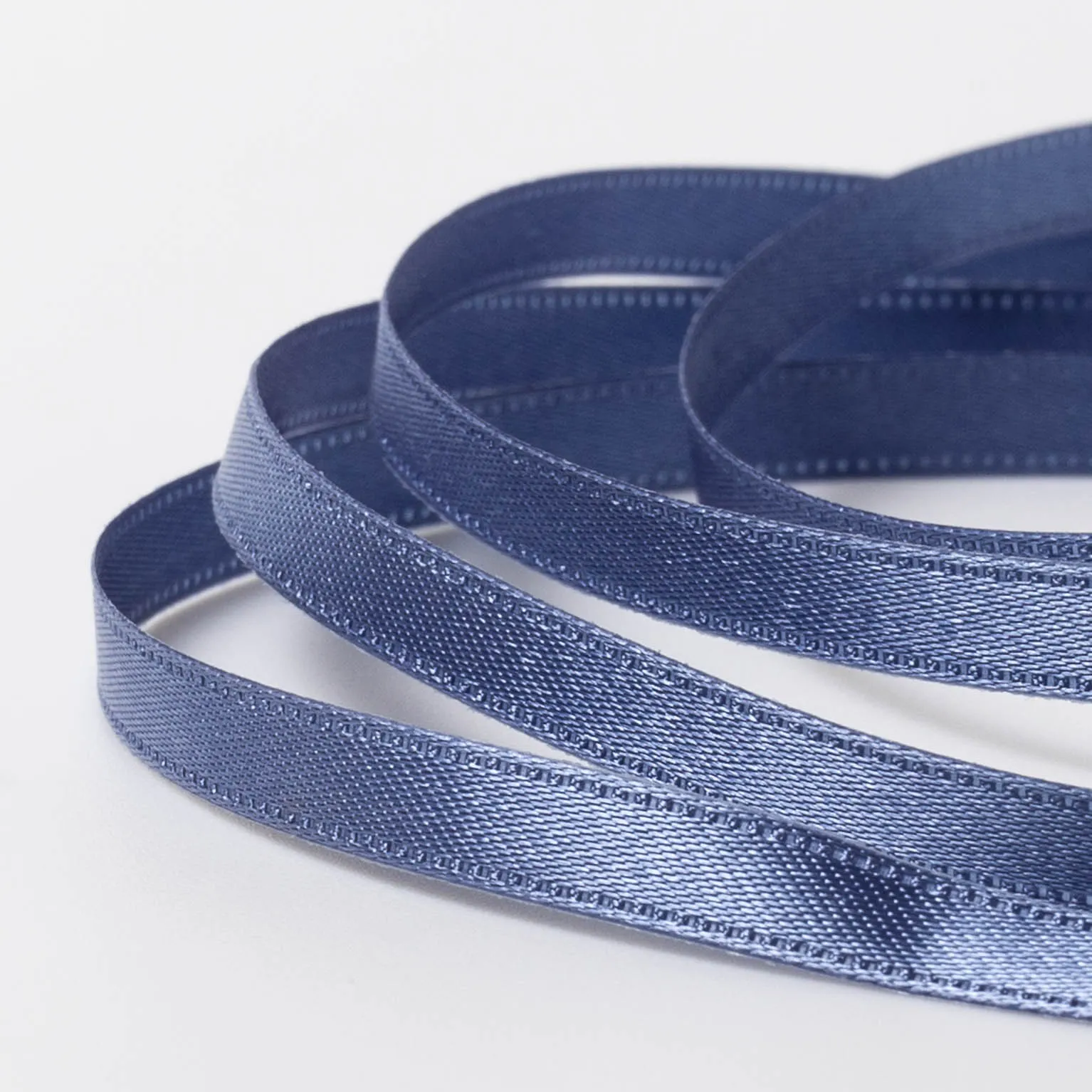 DSサテン(6mm) アンティークブルー#245 1