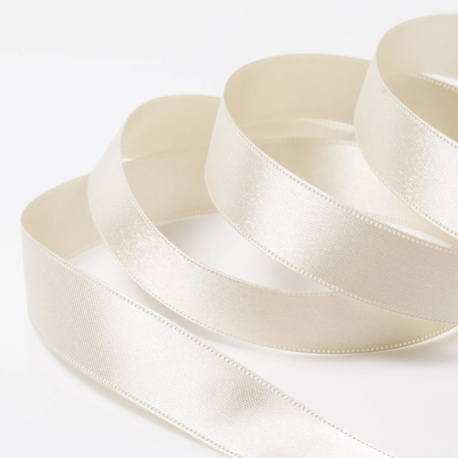 DSサテン(18mm) アイボリー #15 1