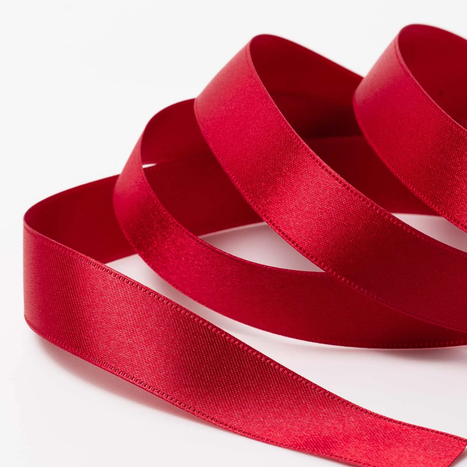 DSサテン(18mm) ディープレッド #54 1