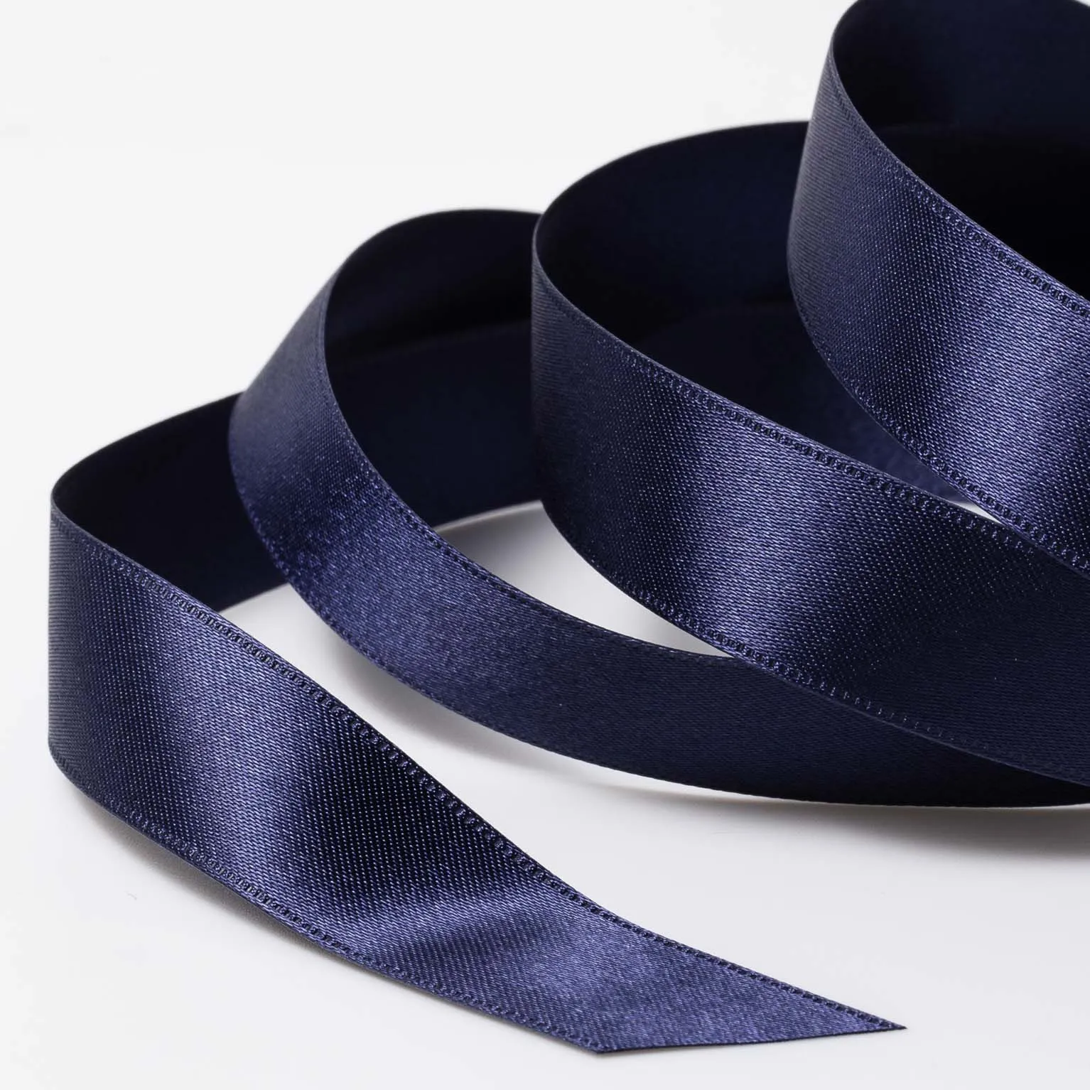 DSサテン(18mm) ネイビー #40 1