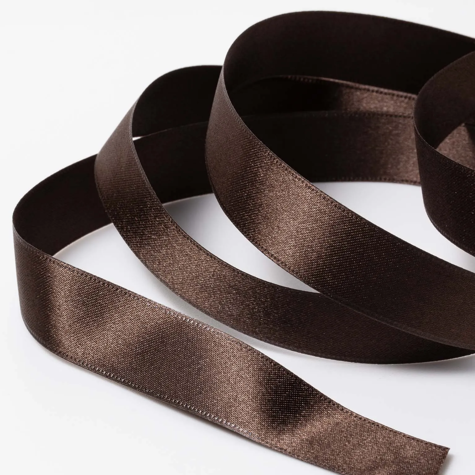 DSサテン(18mm) ダークブラウン#21 1