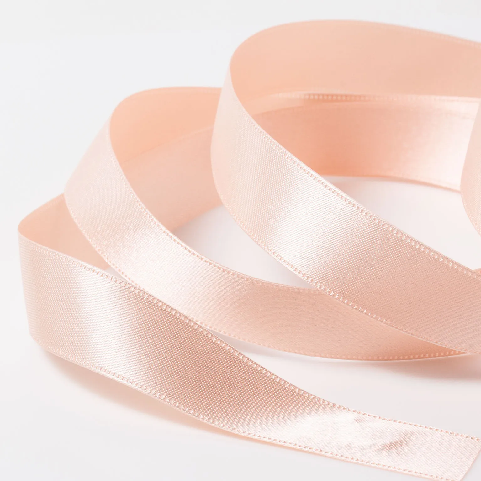 DSサテン(18mm) ピーチベージュ #13 1