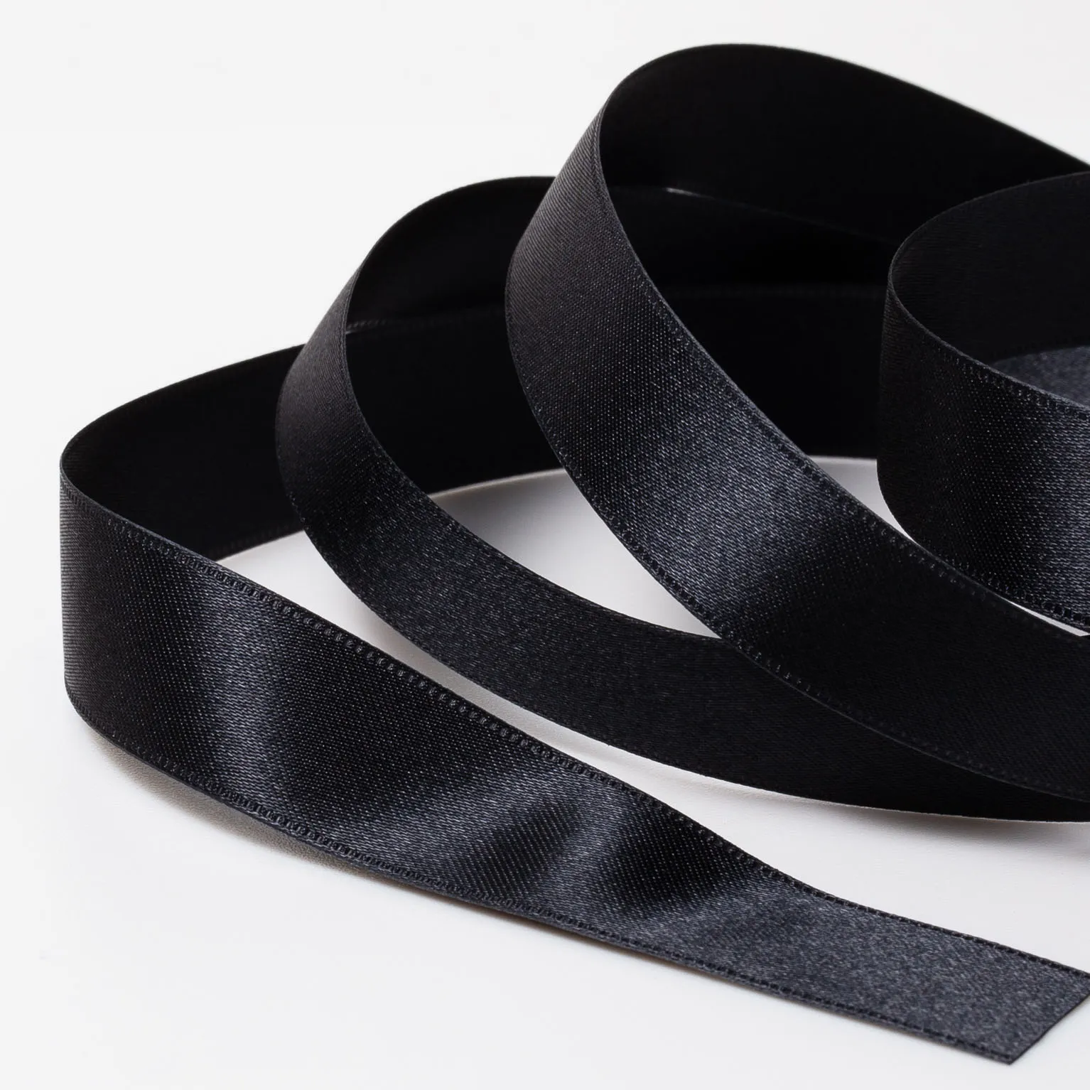 DSサテン(18mm) ブラック#44 1