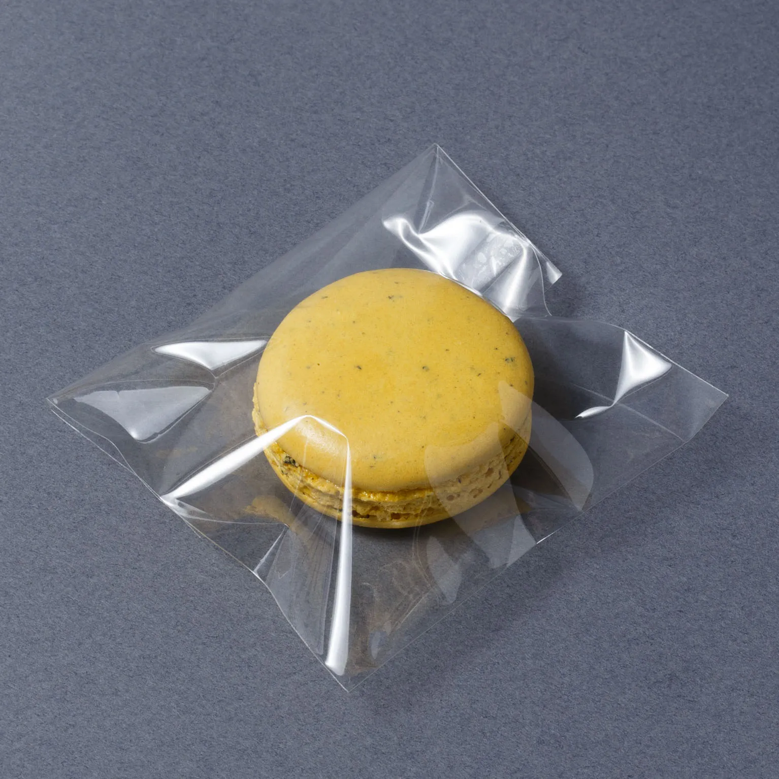 D-83 透明無地パック テープ付(小) (90×85+35) 100