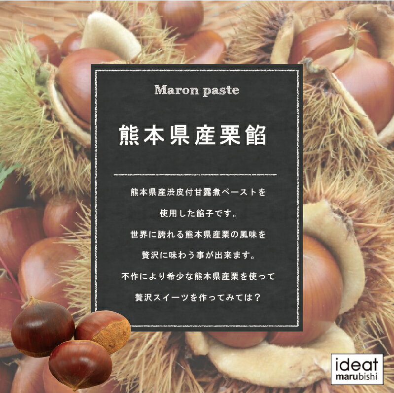 熊本県産栗餡 マロンペースト 1