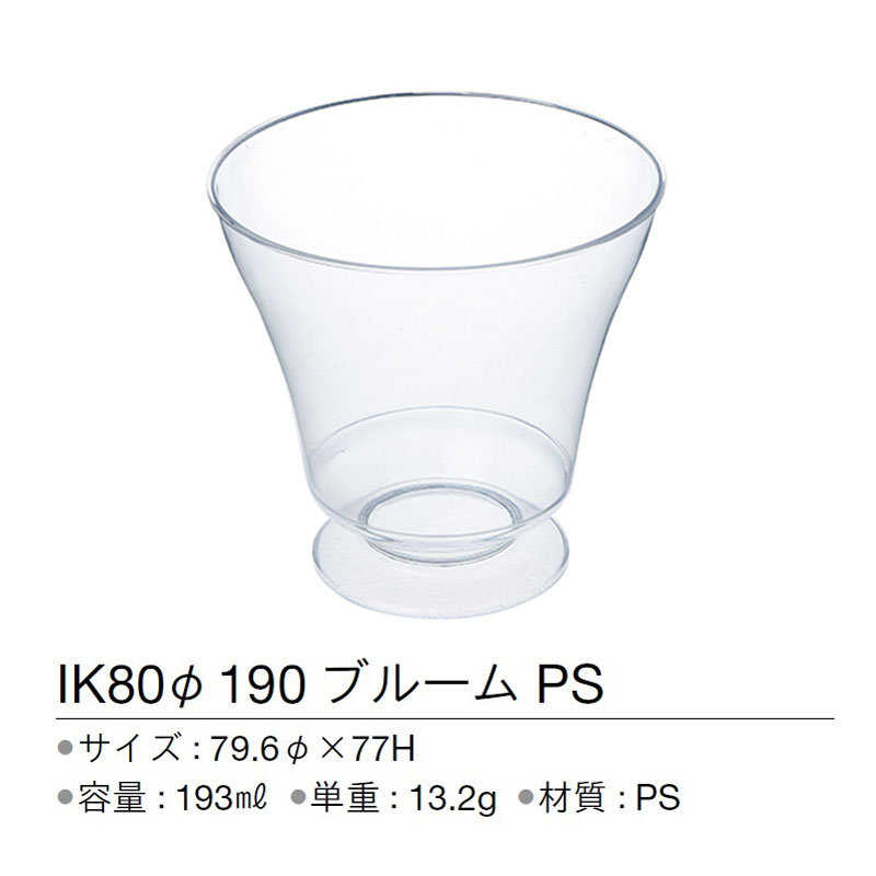 IK80Φ 190 ブルーム PS(79.6Φ×h77mm) 18