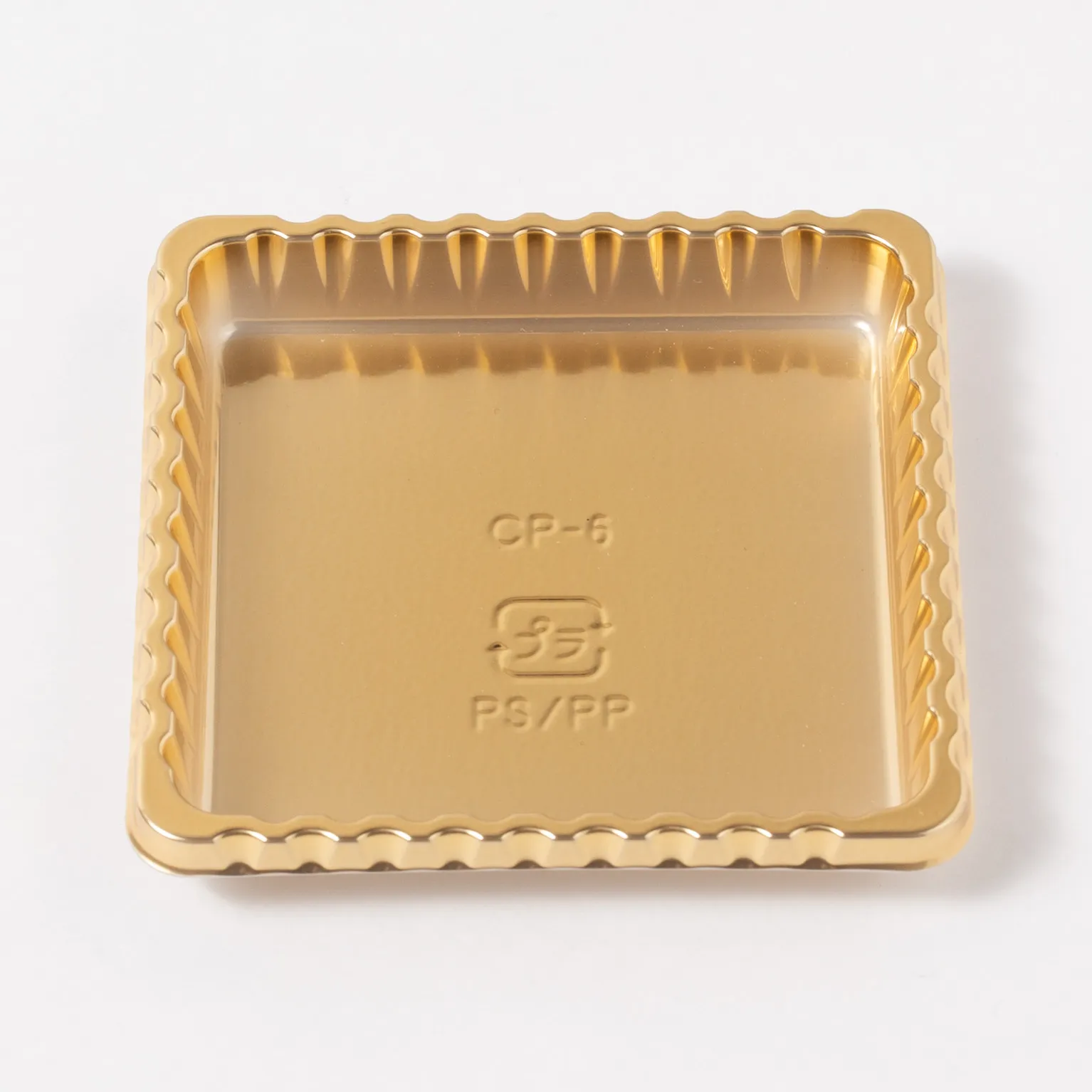 ゴールドケーキプレート(60角) CP-6 100