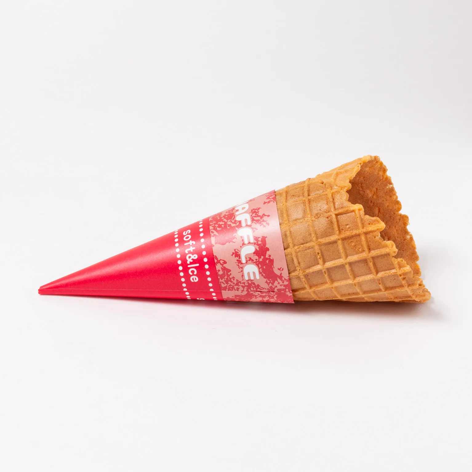 ワッフルコーンスリーブ付き 180