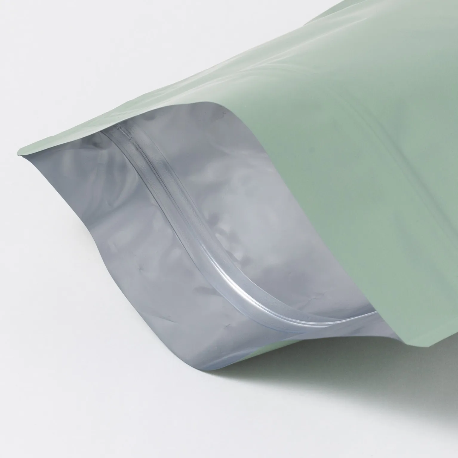 CB-2-GR コーヒー豆袋200g スモーキーグリーン 100