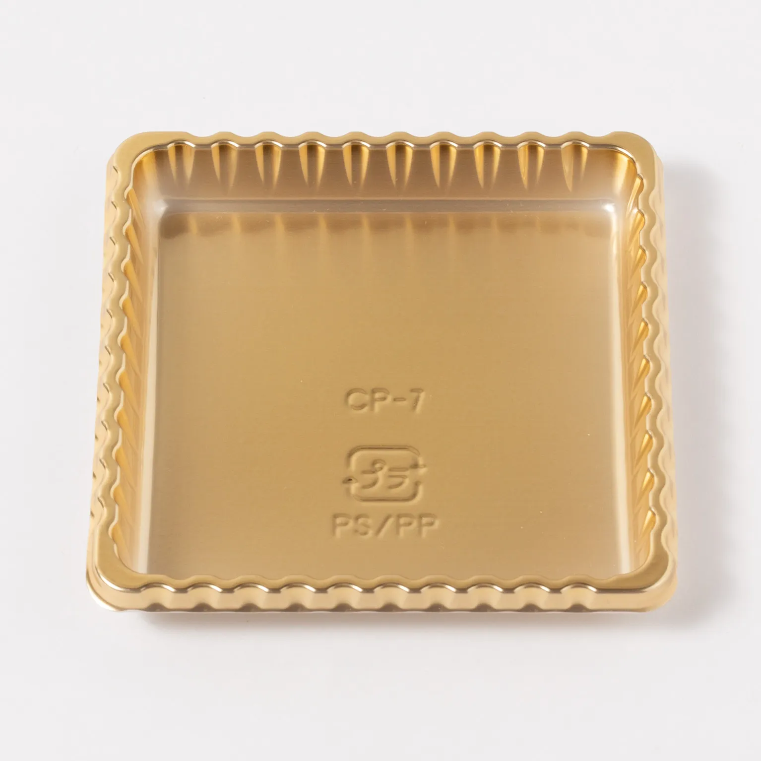 ゴールドケーキプレート(65角) CP-7 100