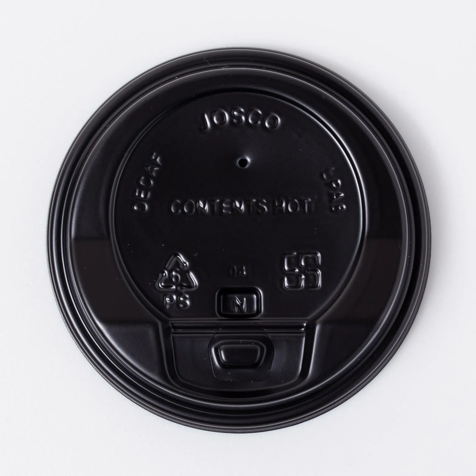 HU 8oz クラフトカップ用リッド 黒 1000