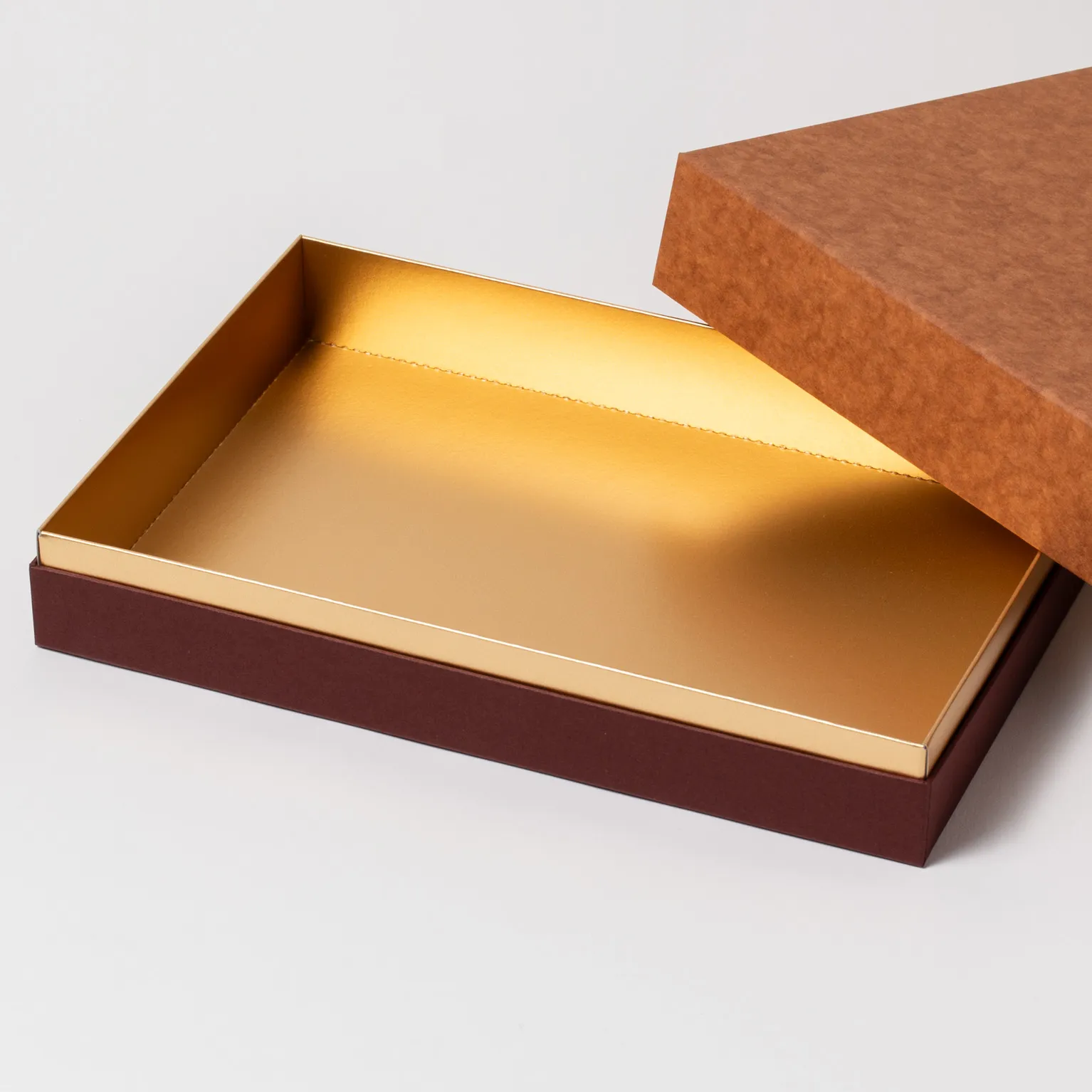 1061 ベーシックコンビBギフトケースM 茶×こげ茶 50