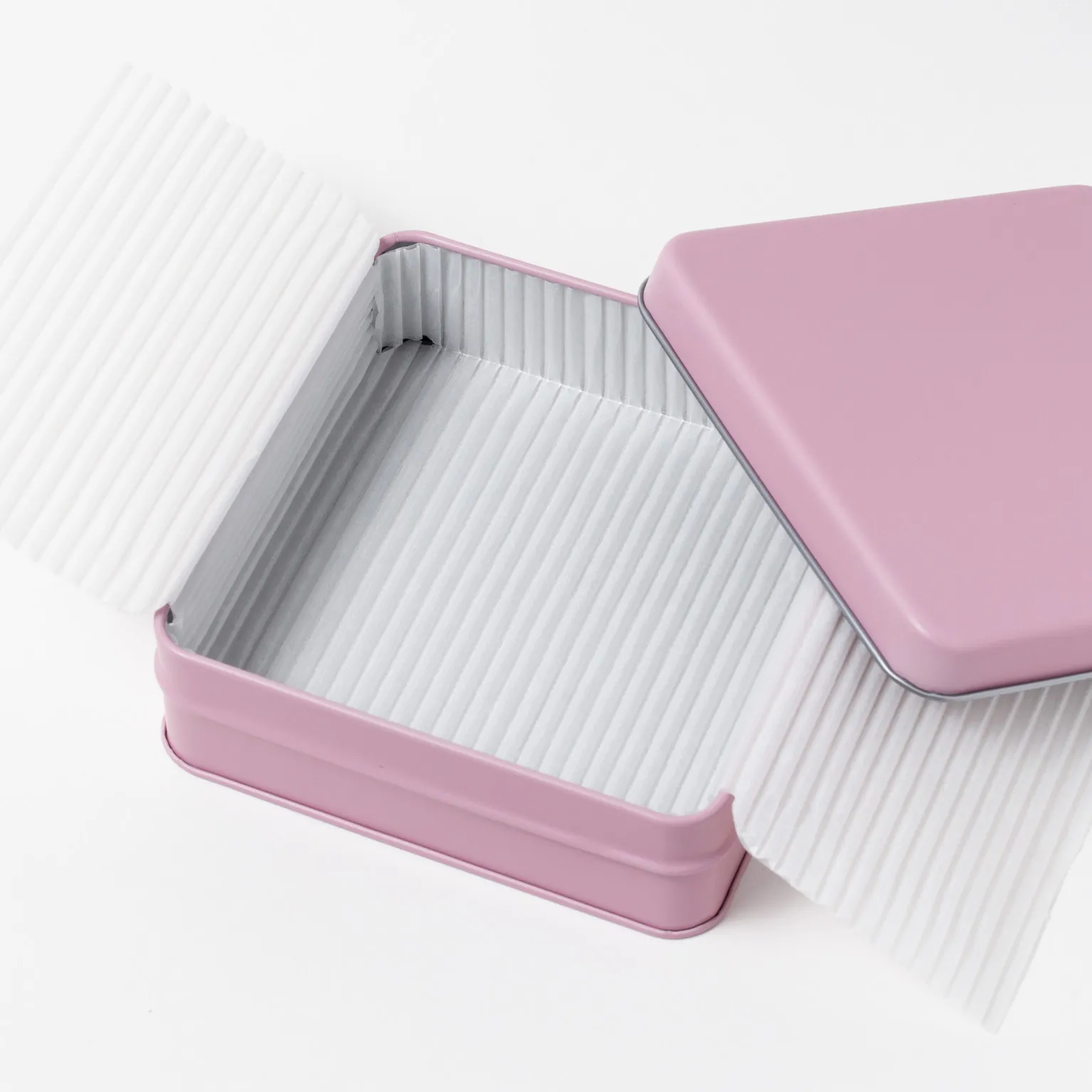 スクエア缶 ライラック 60