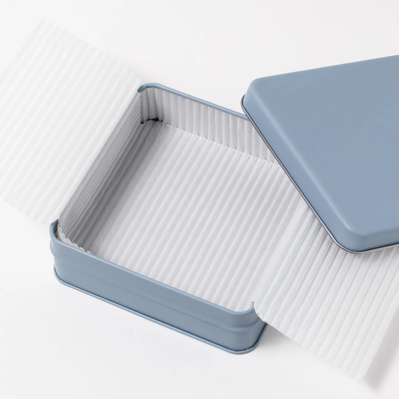 スクエア缶 ネモフィラ 60