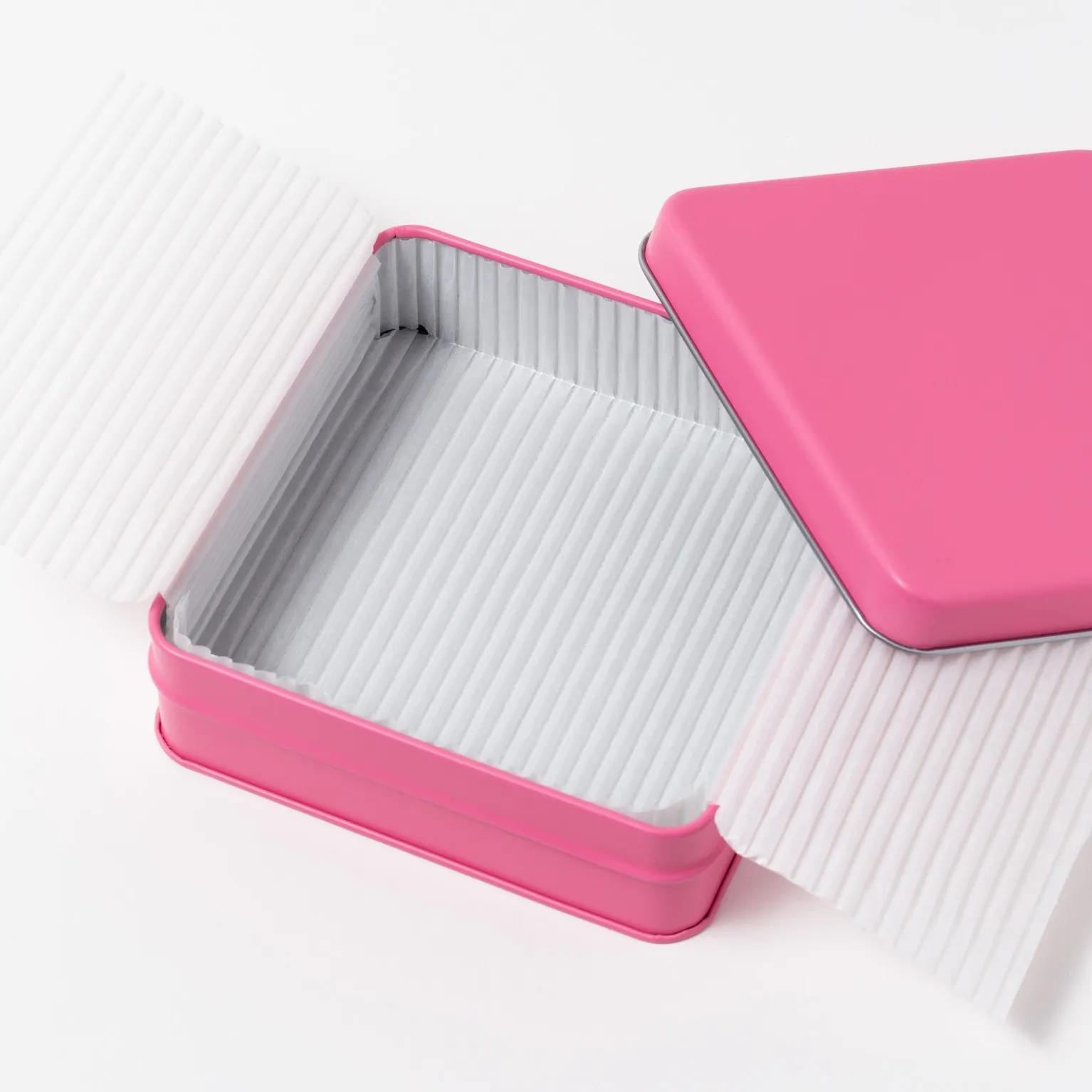 スクエア缶 チェリーピンク 60