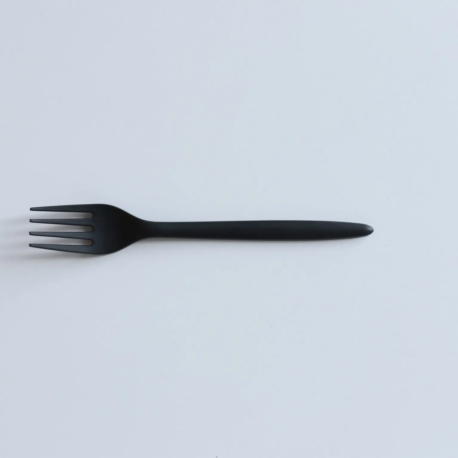 17㎝C-PLAフォーク 黒 個包装 2000