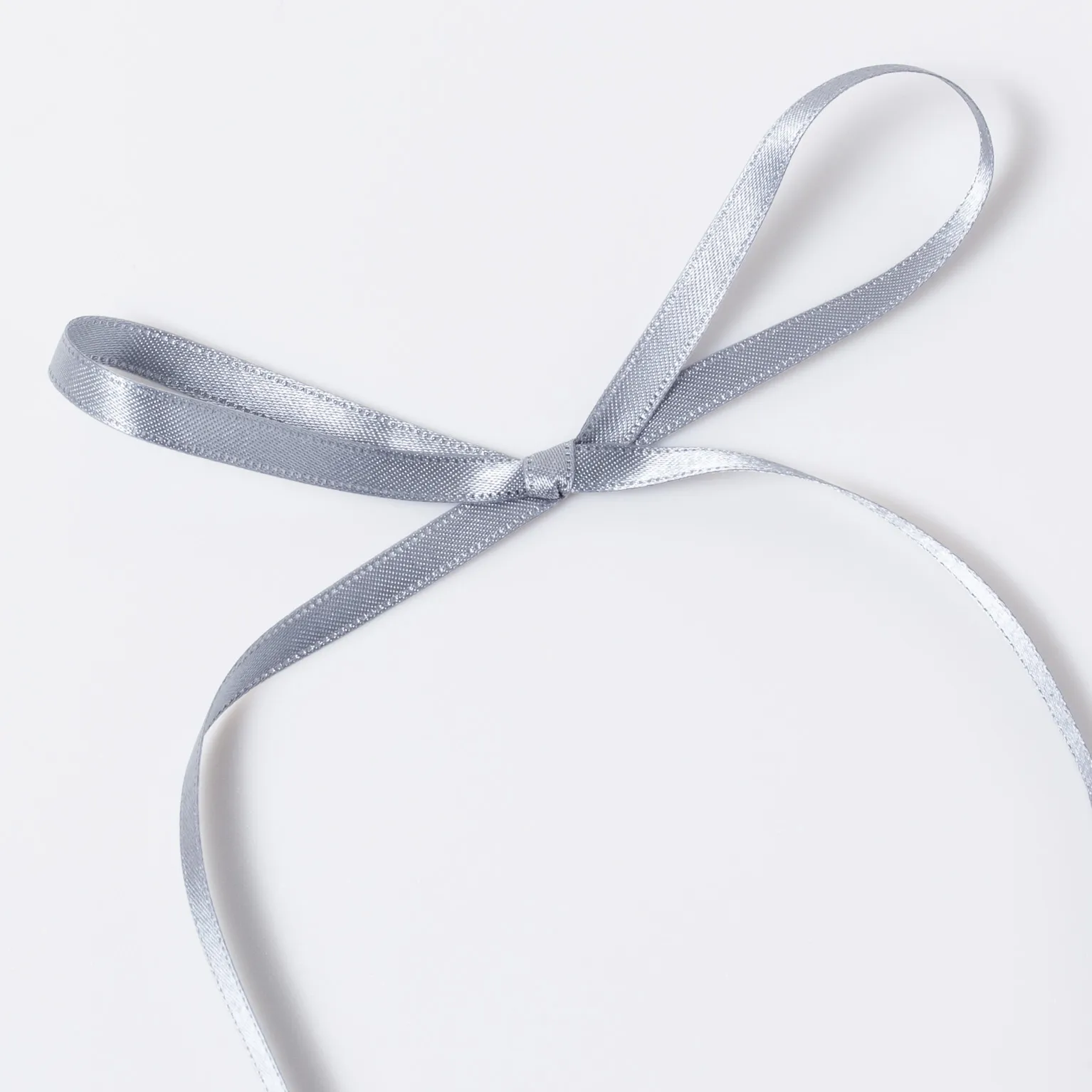 DSサテン(6mm) シルバーグレー #50 1