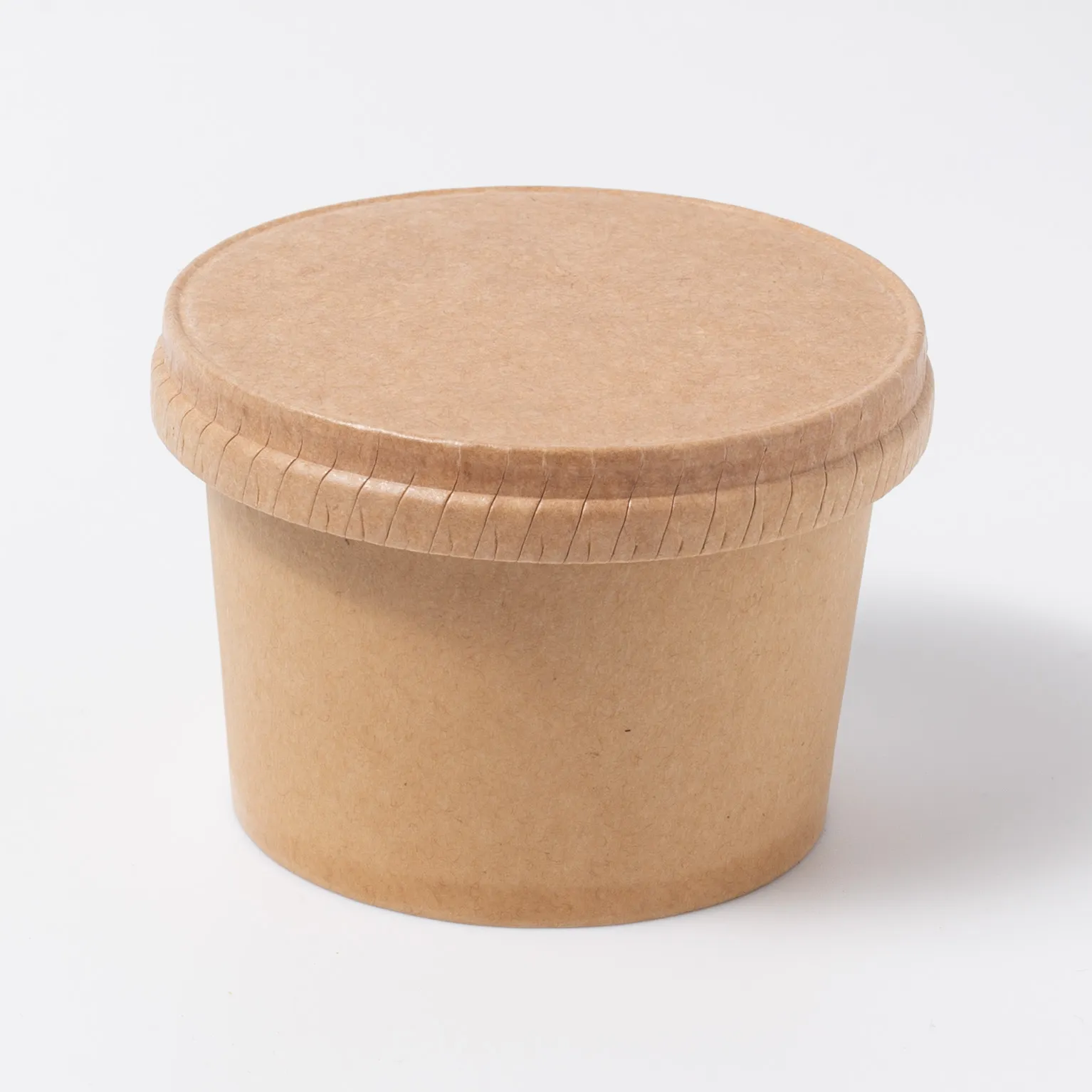 ♯4537114 アイスカップ用 紙蓋 クラフト  口径76 50