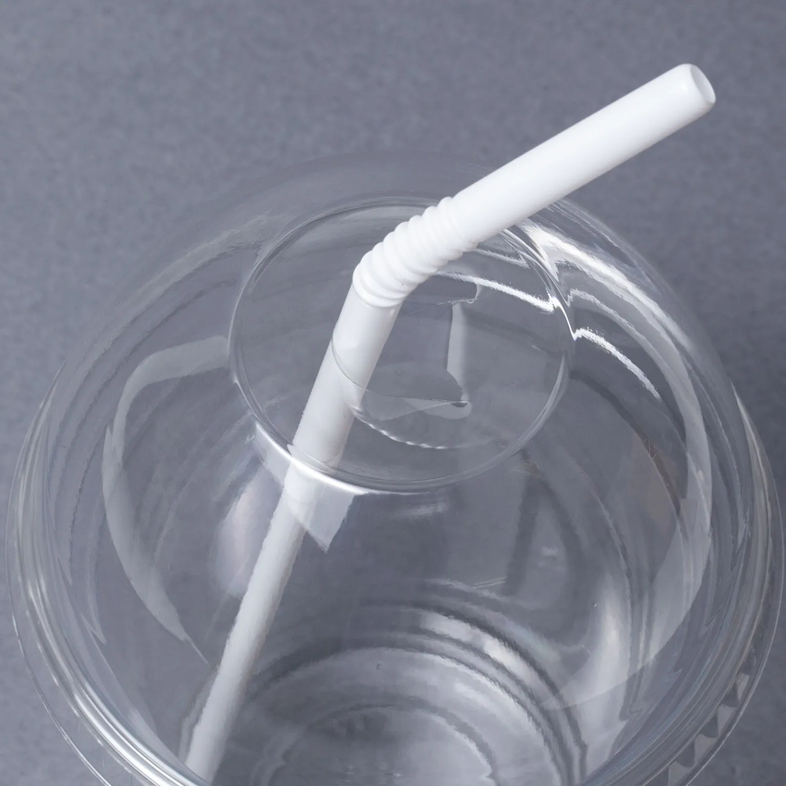 クリアカップ用96φ共通ドームリッド 穴あき 2000